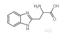 3-(1H-benzimidazol-2-yl)alanine(SALTDATA: HCl)结构式