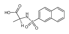 N-[naphthalene-2-sulfonyl->-L-alanine Structure
