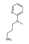 N-(3-氨基丙基)-N-甲基-N-吡啶-2-基胺结构式
