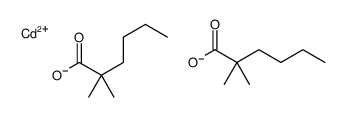cadmium dimethylhexanoate Structure