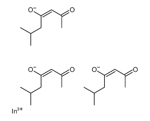 tris(6-methylheptane-2,6-dionato-O,O')indium结构式
