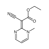 ethyl 2-cyano-2-(1-methylpyrimidin-2-ylidene)acetate结构式