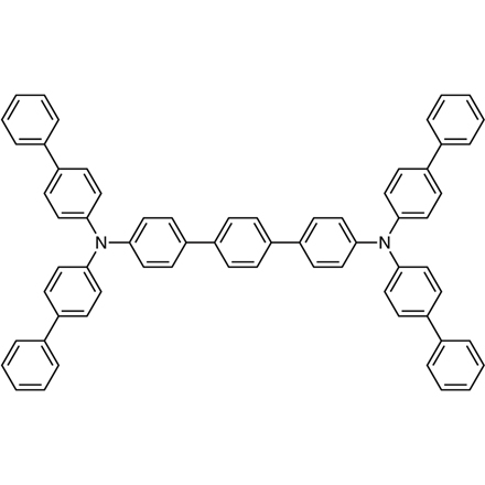 N,N,N',N'-Tetra([1,1'-biphenyl]-4-yl)[1,1':4',1''-terphenyl]-4,4''-diamine Structure