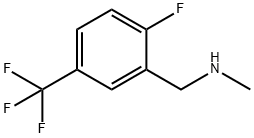 1-(2-氟-5-(三氟甲基)苯基)-N-甲基甲胺结构式