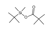 tert-butyldimethylsilyl pivalate结构式