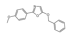 5-(benzyloxy)-2-(4-methoxyphenyl)oxazole Structure