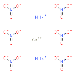 Cerium(IV) ammonium nitrate Structure
