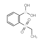 2-乙磺酸基苯硼酸结构式