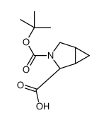 (1R,2S,5S)-rel-3-[(叔丁氧基)羰基] -3-氮杂双环[3.1.0]己烷-2-羧酸结构式