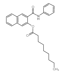 色酚 AS 壬酸酯结构式