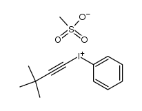 phenyl(tert-butylethynyl)iodonium mesylate结构式