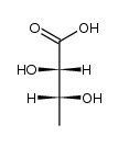 [2R,3S,(+)]-2,3-Dihydroxybutyric acid结构式