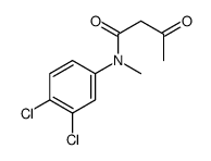 N-(3,4-dichlorophenyl)-N-methyl-3-oxobutanamide structure