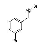 3-溴苯甲基溴化镁结构式