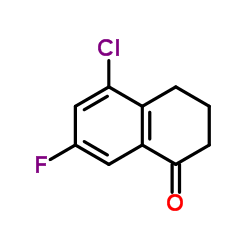 5-chloro-7-fluoro-3,4-dihydronaphthalen-1(2H)-one Structure