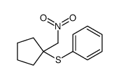 [1-(nitromethyl)cyclopentyl]sulfanylbenzene结构式