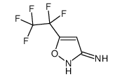 5-(1,1,2,2,2-pentafluoroethyl)-1,2-oxazol-3-amine Structure