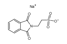2H-Isoindole-2-ethanesulfonic acid, 1,3-dihydro-1,3-dioxo-, sodium salt结构式