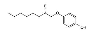 4-((S)-2-fluoro-octyloxy)phenol Structure