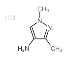 1,3-二甲基-1H-吡唑-4-胺盐酸盐结构式