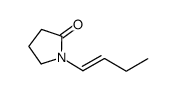 1-(but-1-enyl) pyrrolidin-2-one结构式