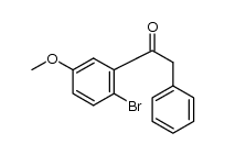 1-(2-bromo-5-methoxyphenyl)-2-phenylethanone结构式