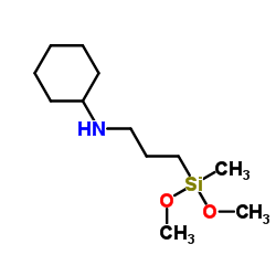 3-(N-CYCLOHEXYLAMINO)PROPYLMETHYLDIMETHOXYSILANE structure