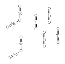 钛酸钕(III)结构式