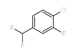 1-Chloro-4-(difluoromethyl)-2-fluorobenzene Structure