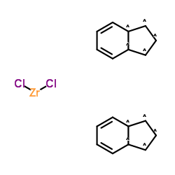 二氯化双(茚基)锆结构式