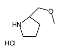 (R)-2-甲氧甲基吡咯烷盐酸盐结构式