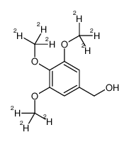 3,4,5-三甲氧基苄醇-D9结构式