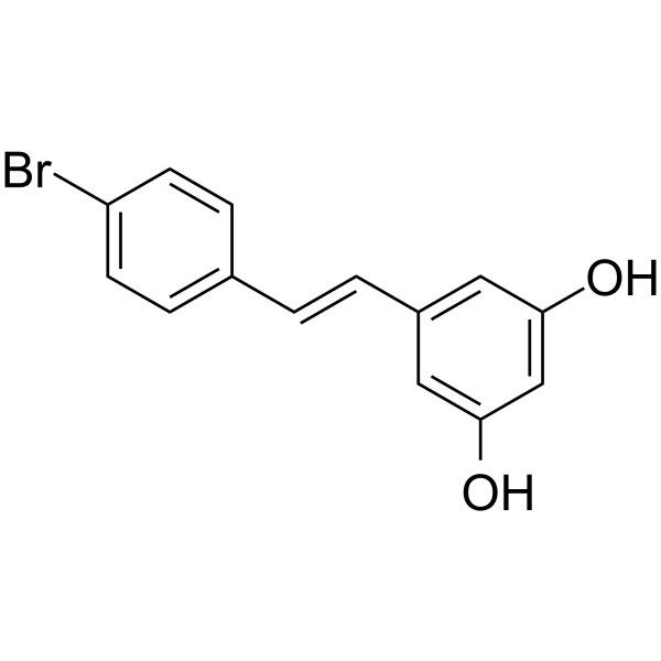 4'-溴-白藜芦醇结构式