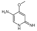 4-methoxypyridine-2,5-diamine Structure
