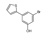 3-bromo-5-thiophen-2-ylphenol结构式