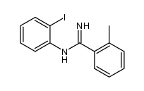 N-(2-iodophenyl)-2-methylbenzimidamide Structure