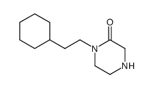 1-(2-cyclohexylethyl)-2-piperazinone Structure