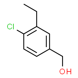 4-Chloro-3-ethylbenzyl alcohol结构式