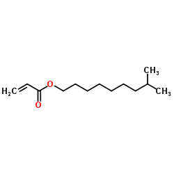 丙烯酸异癸酯,异构体混合物结构式
