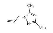 1-烯丙基-3,5-二甲基吡唑结构式