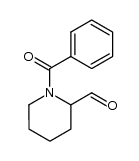 N-benzoyl-2-piperidinecarboxaldehyde Structure