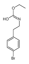 [2-(4-溴苯基)乙基]氨基甲酸乙酯结构式