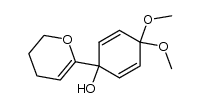 1-[2-(5,6-Dihydro-4H-pyranyl)]-4,4-dimethoxy-2,5-cyclohexadien-1-ol Structure