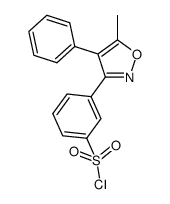 Valdecoxib 3'-Sulfonyl Chloride Impurity Structure