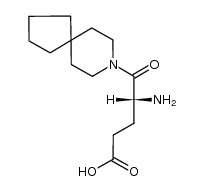 (R) 4-amino-5-(8-azaspiro [4.5]decan-8-yl)-5-oxopentanoic acid Structure