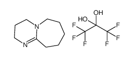 六氟丙酮水合物-1,8-重氮双环[5.4.0]十一碳-7-烯盐结构式