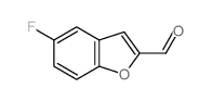 5-氟苯并呋喃-2-甲醛结构式