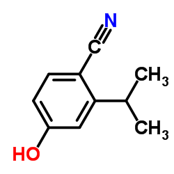 4-羟基-2-异丙基苯甲腈结构式