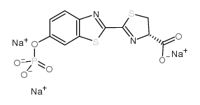 D-虫荧光素 6'-O-磷酸三钠盐结构式