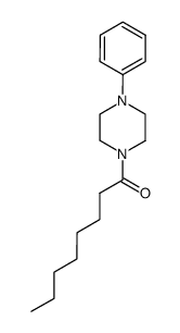 N-octanoyl-N'-phenylpiperazine Structure